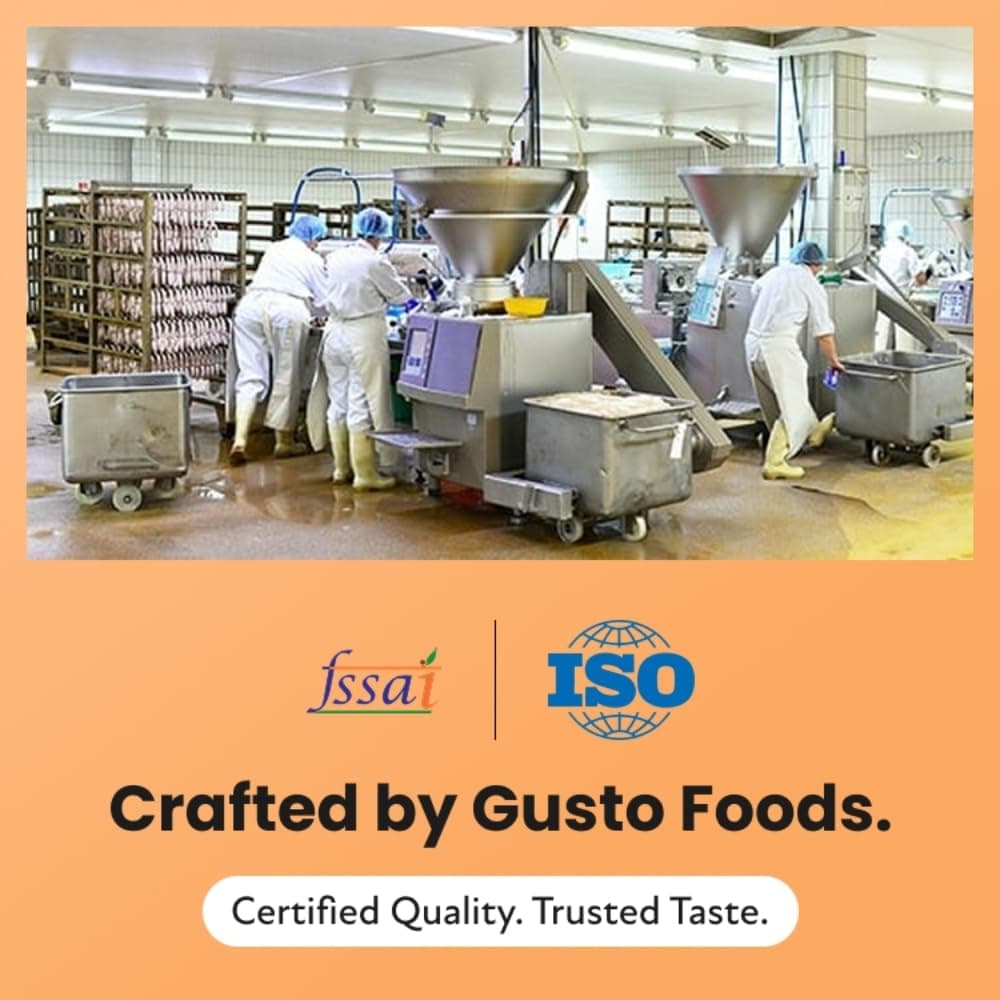 Gusto Foods No Garlic No Onion Schezwan Sauce 310 gm | Jain schezwan sauce no onion no garlic | Ready To Use | Made with fresh Ingredients | Hot Spicy Chilli Dip Schezwan | For fried rice, noodles, stir-fried vegetables, wraps, sandwiches — image 9