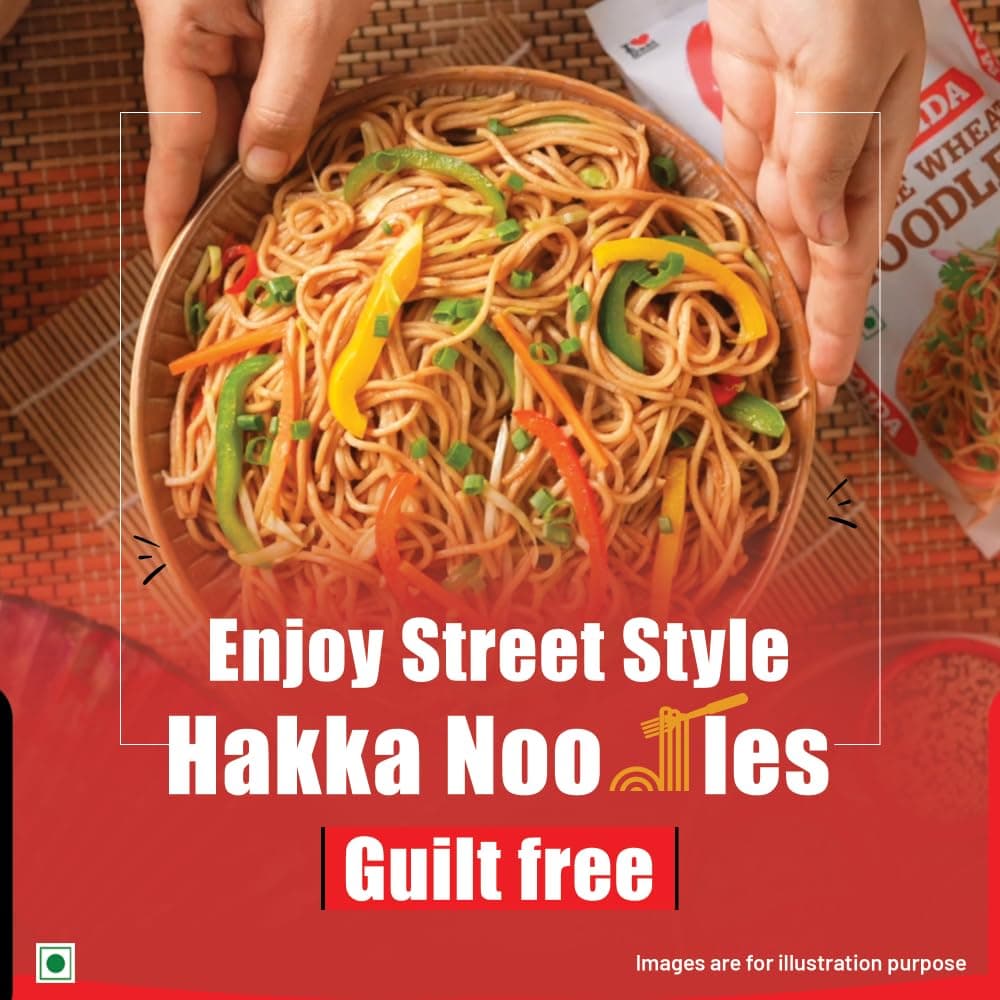 Ching’s Secret Whole Wheat Noodles 280g, No Maida, Air Dried/Not Fried, No Palm Oil, No MSG, High Fiber Atta Noodles (Serves 4) — image 7