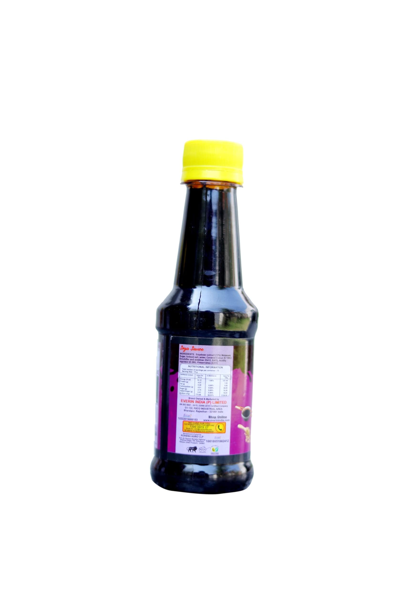 Everin Zingy and Zesty No Onion No Garlic Snack Sauce and Soya Sauce Pack of 2, 200g each — image 6