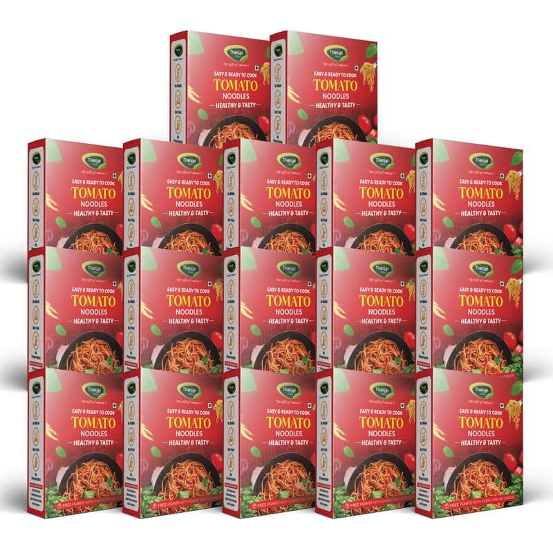 Thanjai Natural Tomato Noodles 180 Grams X 2 (No Maida Hakka Noodles, Not Fried, No MSG, Classic and Mild Millet Noodles No Preservatives, No Chemicals, No Artificial Extract) — image 6