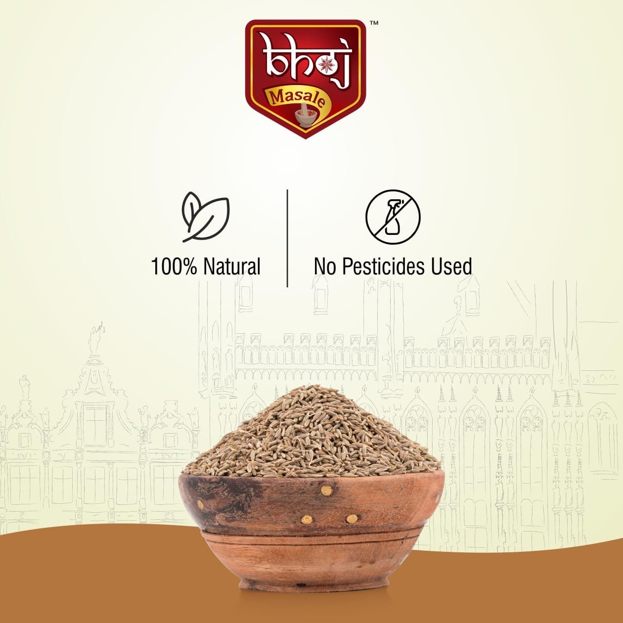 Bhoj Masale Fresh and Natural Roasted Cumin Powder 450GM | Bhuna Jeera Powder | Indian Spice Masala | Zero Additives And Preservatives. No Colour, No Preservatives, No Onion & No Garlic (Jain Friendly) — image 7
