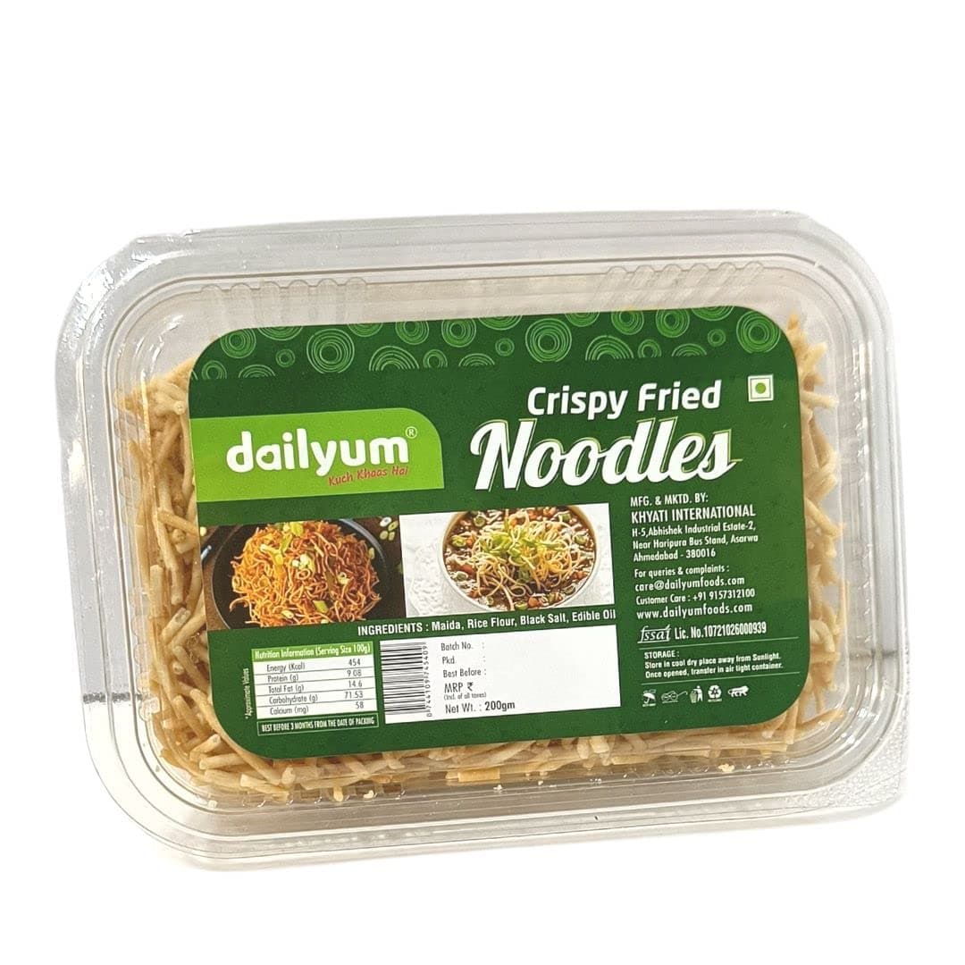 Dailyum Crispy Fried Noodles + Jain Instant Soup Box-Tomato and Manchow| 8 Single Serve Sachets,12g Each| Sip-A-Soup| Natural | No MSG | Pack of 3 Box — image 8