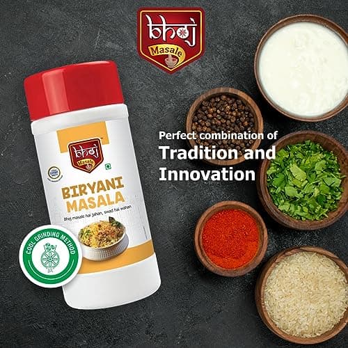 Bhoj Masale Biryani Masala 450 GM | Jain Spices | Spice Blend Biryani Masala Powder | Indian Traditional Biryani Masala — image 4