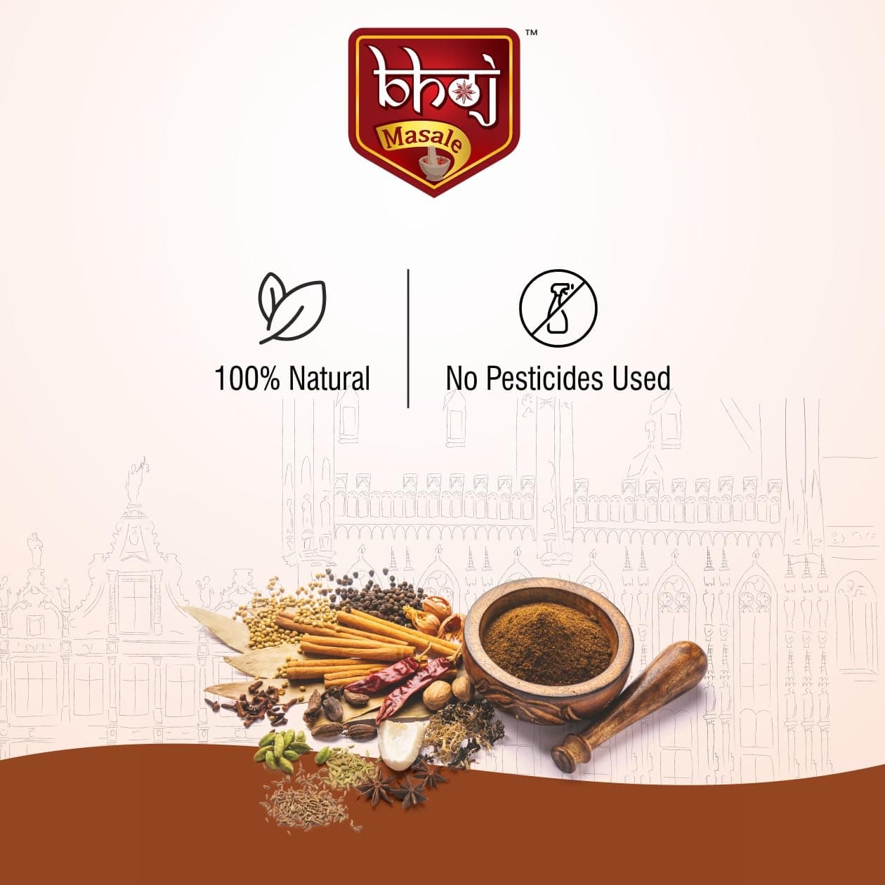 Bhoj Masale Royal Garam Masala | Powder | Spices 200GM | Exotic Blend of Ingredients for Daily cooking | Aromatic Garam Masala| Rich in Flavor | Naturally Processed and No Preservatives. No onion and no garlic added (Jain Masala) — image 7