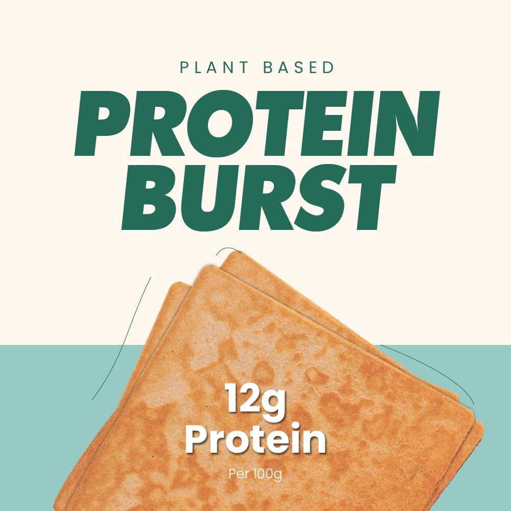 Maruti Munchies Jowar Plain Khakhra| Fresh Gujarati Healthy Snack | Crispy & Flavourful Jowar Plain Papad Style | No Palm Oil | High Protein | Ready to Eat Namkeen 180 Grams — image 3
