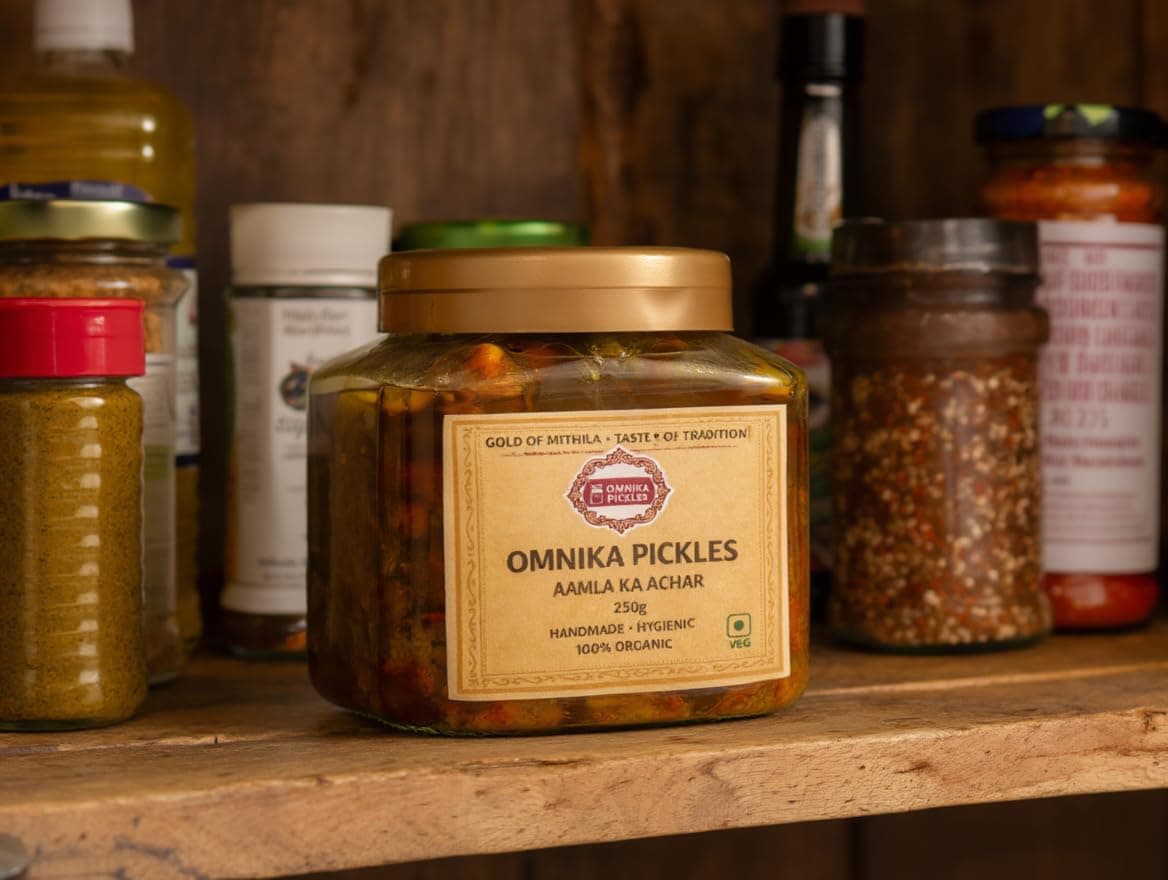 Amla Ka Achaar, Traditional Homemade Amla Pickle from Bihar, Authentic Taste, No Onion No Garlic (250 gm) — image 9