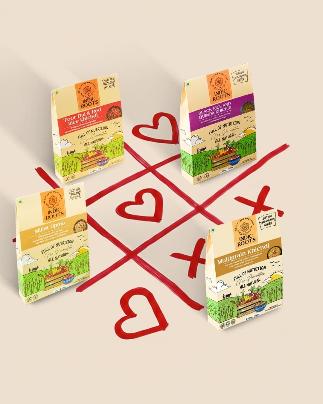 Indic Roots Jain Khichdi, Instant Food, Healthy Food, Ready To Eat Full Meal, No MSG, No Preservatives, 55 Gm (Pack of 4) — image 9