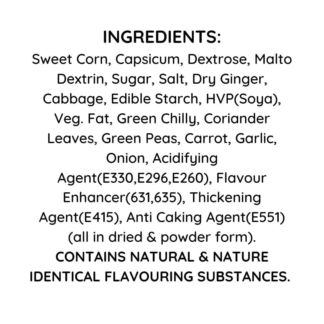 Dailyum Instant Sweet Corn Soup | Pack of 5 | Ready To cook Instant Soup |100% Natural | No MSG | No Chemical Preservatives | No artificial Flavours | Each 50g pack Serves 4 — image 3