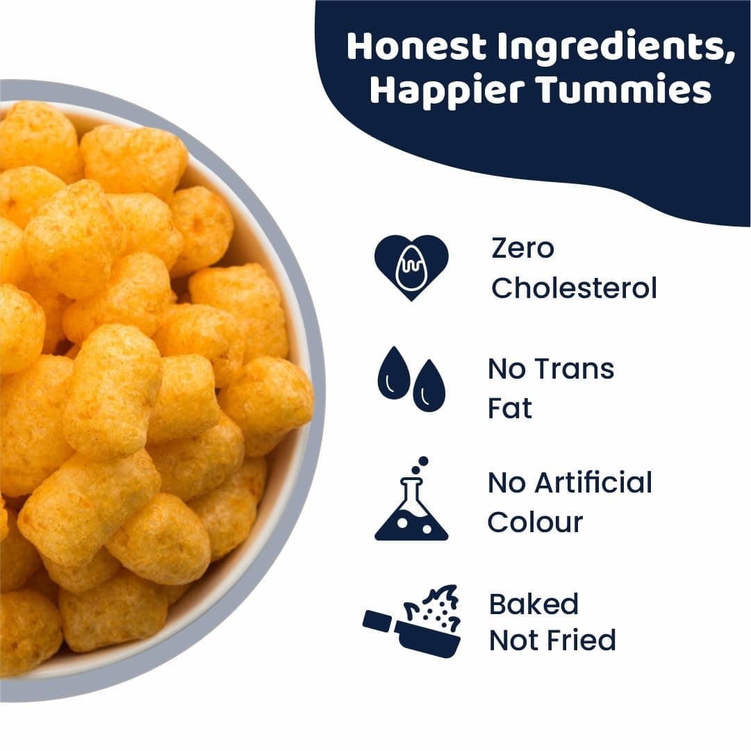 Nutbloom Chickpea Puffs – Delicious Cheese & Herbs Flavor | High-Protein, Gluten-Free, Guilt-Free Crunchy Snack (70 gm, Cheese & Herbs) — image 5