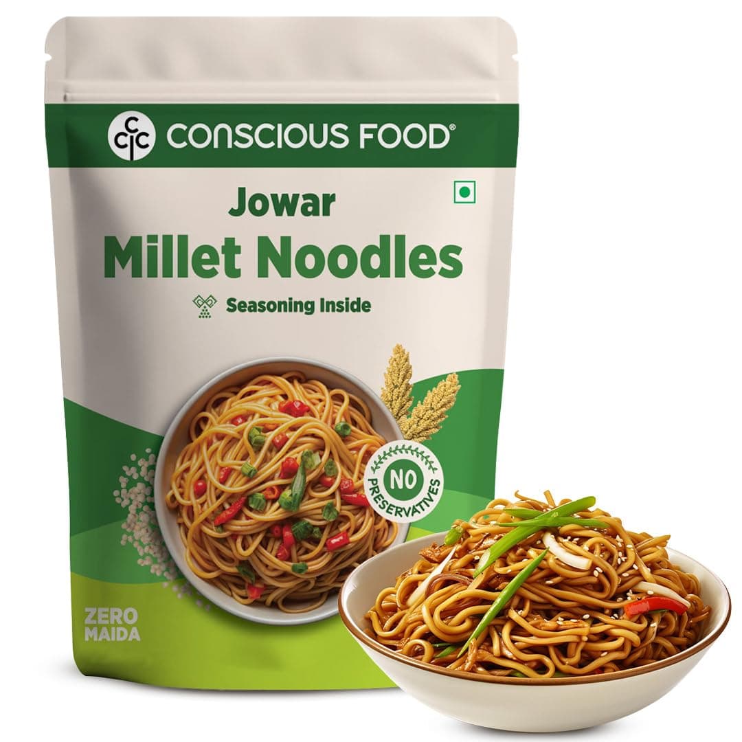 Conscious Food Millet Noodles | 162g | Pack of 3 | No Preservatives | No Maida | No Msg | No Artificial Colors or Flavors, No Trans Fat & Cholesterol — image 6