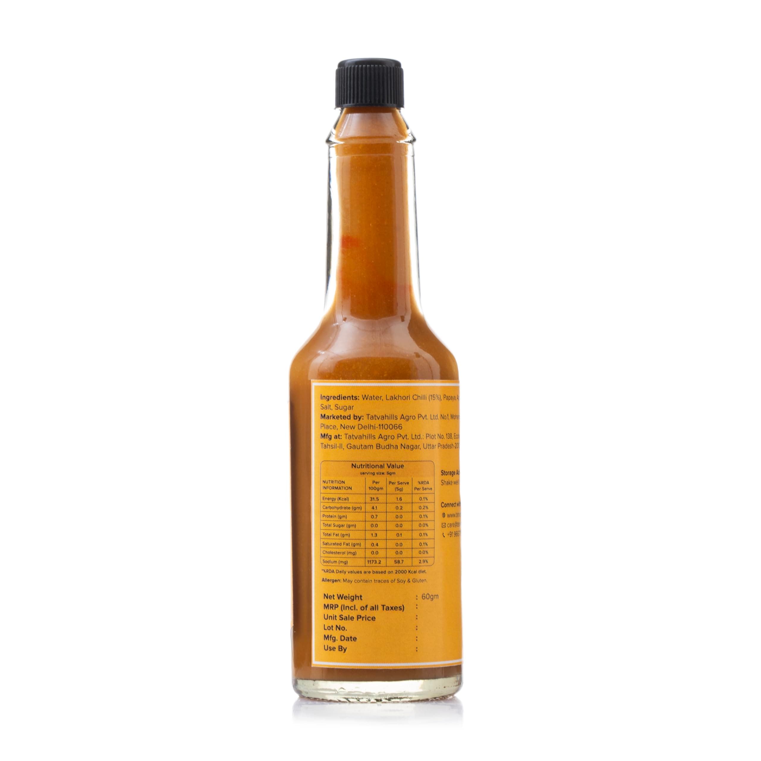 TatvaHills Superfoods Fermented Lakhori Chilli Sauce | Hot & Spicy | Himalayan Aged Chillies | No Preservatives | Perfect for Noodles, Momos, Pizza & Dips | 60g — image 2