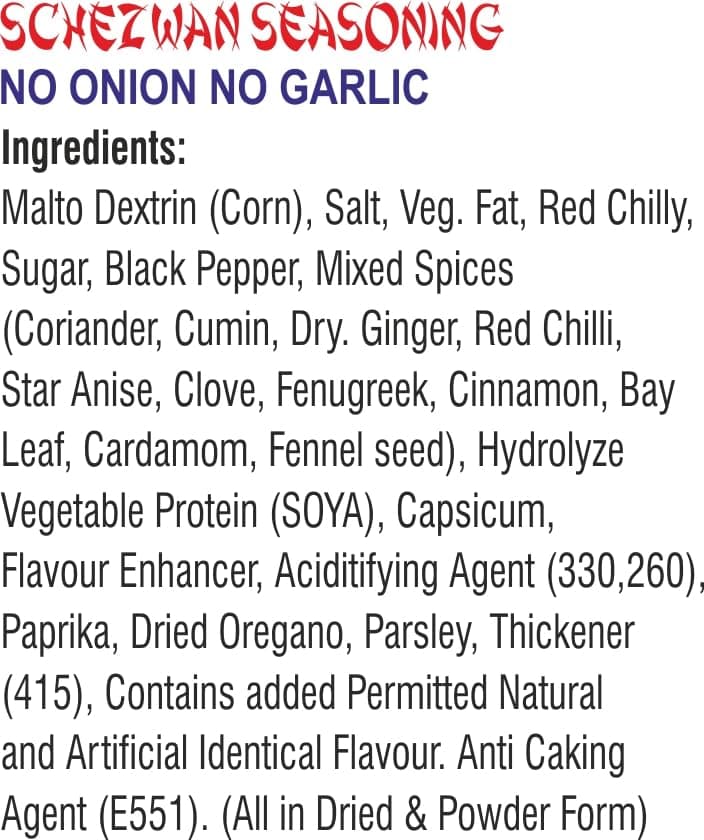 SCHEZWAN SEASONING NO ONION NO GARLIC (PACK OF 2) — image 3
