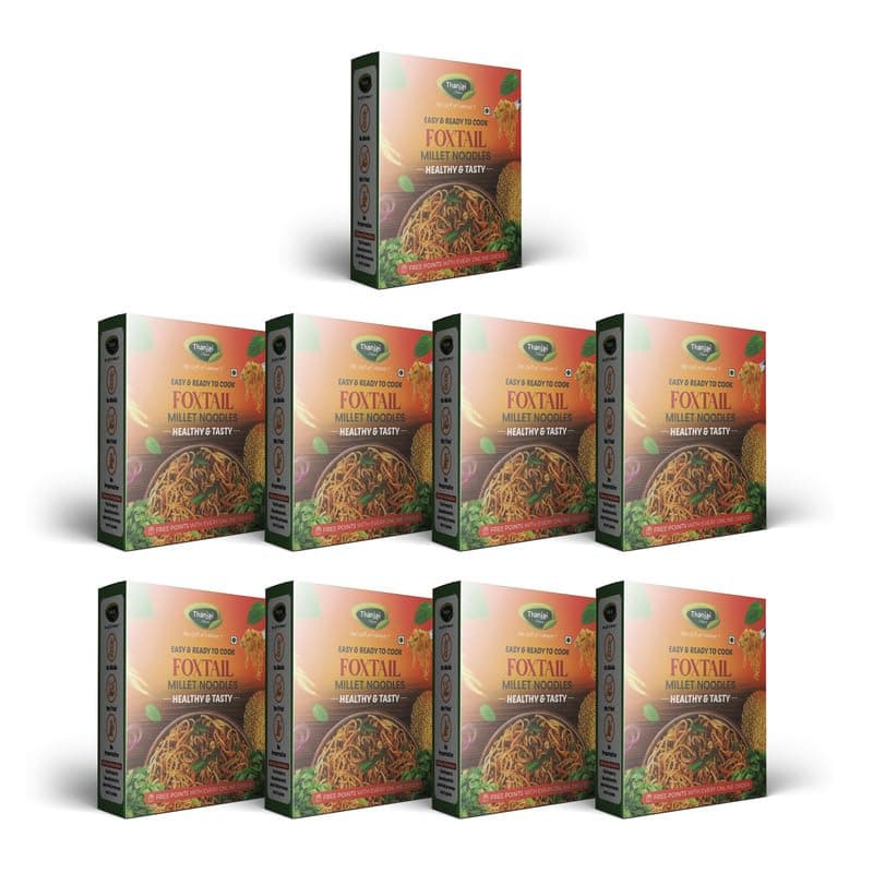 Thanjai Natural Foxtail Millet Noodles 180 Grams X 6 (1080 Grams) of Homemade Natural Millet Noodles(No Preservatives, No Chemicals, No Artificial Extract) — image 6