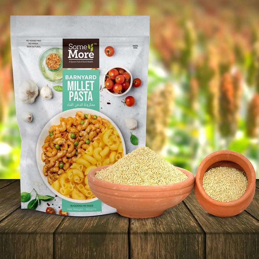 SOME MORE Barnyard Millet Pasta 180g | Healthy Grain Instant Cooking Pasta | Quick Meal Option | Traditional Millet Food | Easy Cook Serve Pack | Kitchen Style Snack Box — image 4