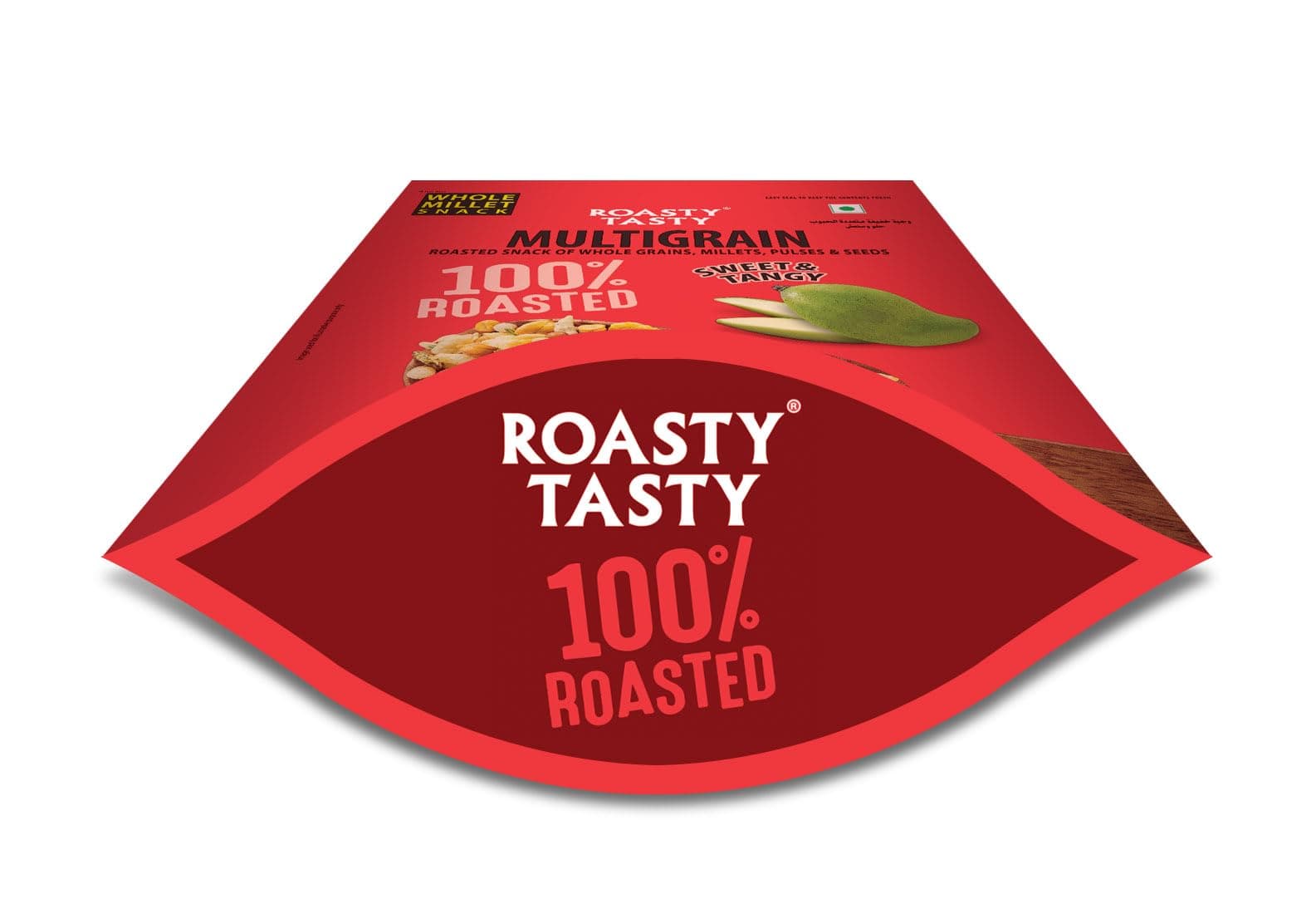 Roasty Tasty Multigrain Diet Mixture - Palm Oil Free for Kids - Millet Namkeen - Healthy Snacks for All - Roasted with Millets & Seeds - No Onion No Garlic Namkeens - 340 G — image 3