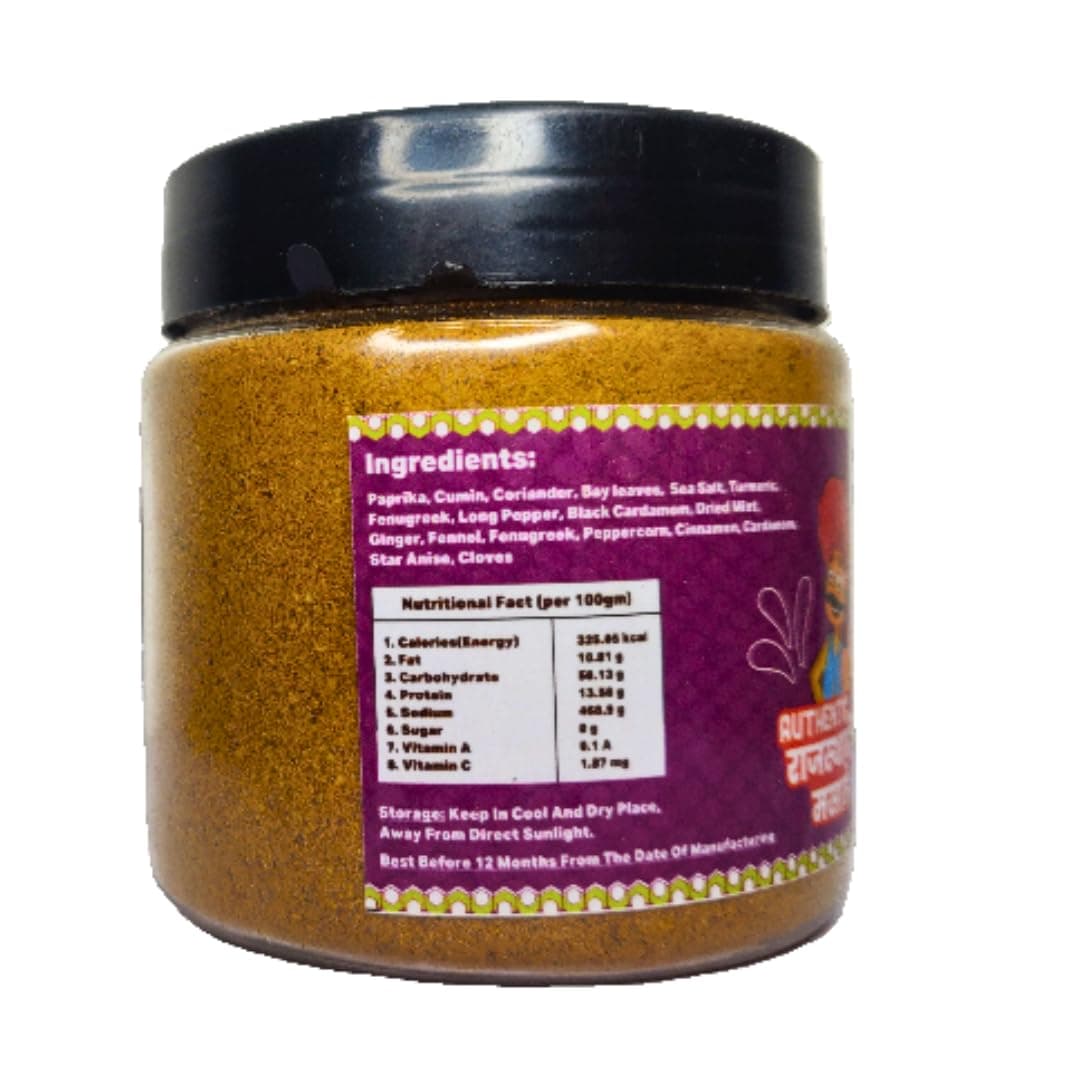 Spice Platter Rajwadi Garam Masala & Kitchen King Masala Combo | Authentic Rajasthani Spices | No Coriander, No Salt, No Onion, No Garlic | Pure Khade Masale | 100% Natural | 100g Each — image 3