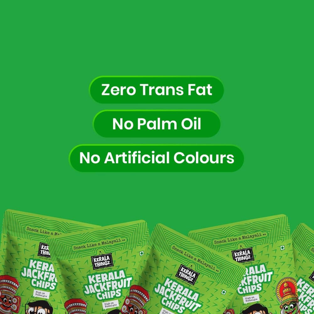 Kerala Thingz Jackfruit Chips Kerala 300g | Crispy Jackfruit | Authentic Namkeen | Healthy Chips Pack | Healthy Snacks for Adults & Healthy Snacks for Kids | Premium Jackfruit chips from Kerala | Chakka chips (300g) — image 7