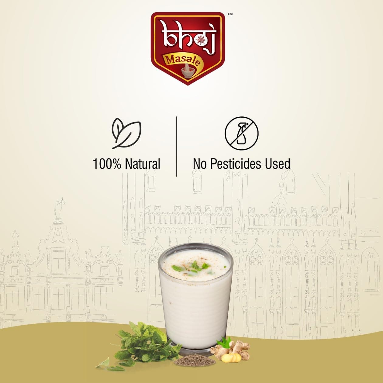 Bhoj Masale Chaas Masala 200GM | Buttermilk Masala | Helpful for digestion | Indian Spice Masala | Zero Additives And Preservatives. No Colour, No Preservatives, No Onion & No Garlic (Jain Friendly) — image 7
