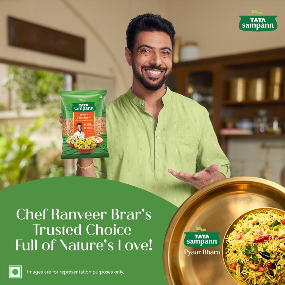 Tata Sampann Unroasted Vermicelli, Protein Rich Seviyan, Made with Suji, No Added Maida, Source of Dietary Fibre, 400g — image 4