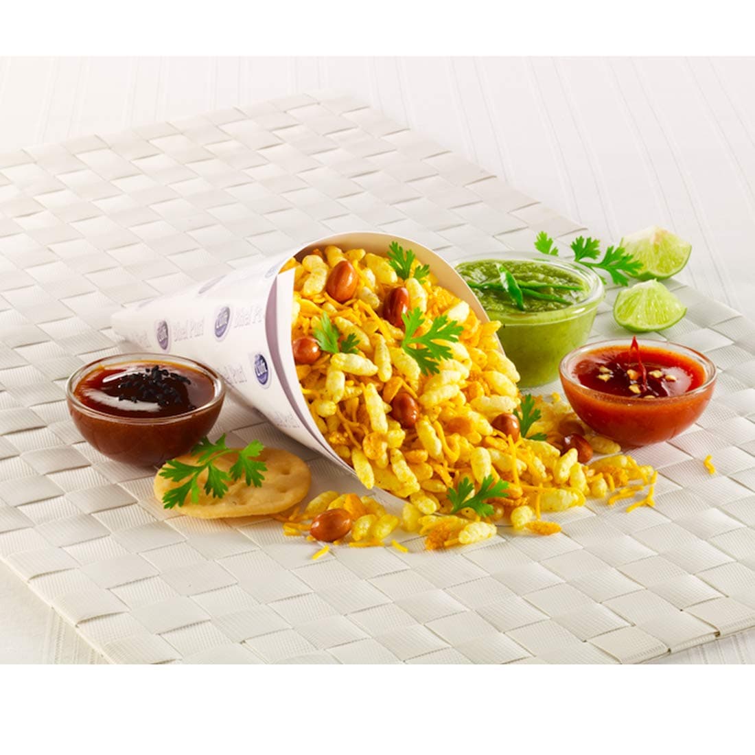 Wah Luft Instant and Delicious Phudina Bhel Puri Cup (Jain), Namkeen, Snacks, Ready to Eat, Chutney Inside, Chaat Special- 100g (Pack of 3) — image 7