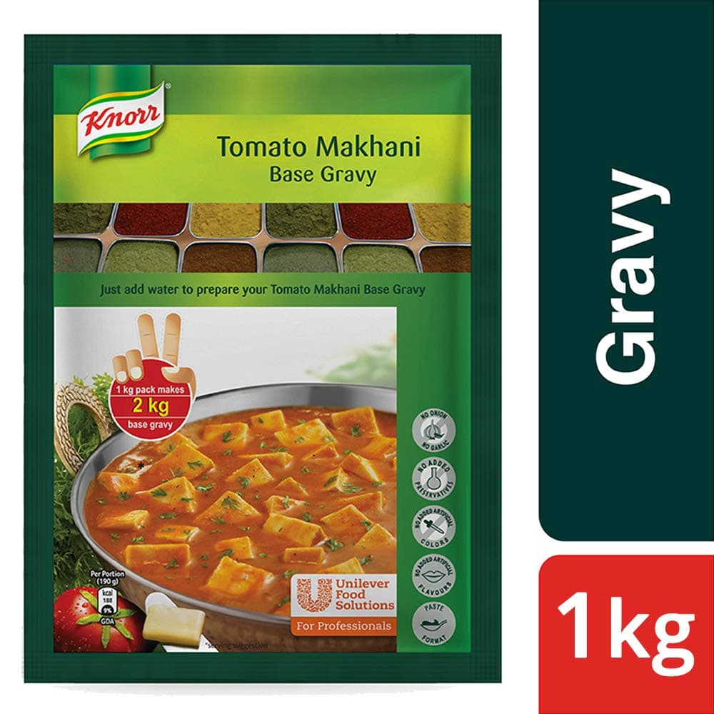 Knorr Tomato Makhani Gravy 1 Kg - (No Onion No Garlic) — image 2