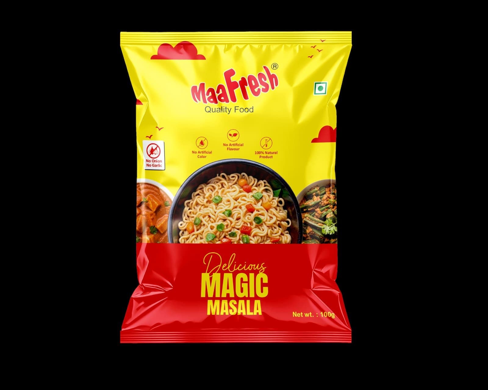 MAAFRESH No Onion No Garlic Magic Masala 500g | Pure Indian Spice Blend | Flavorful Masala for Curries, Gravies & Vegetables — image 2