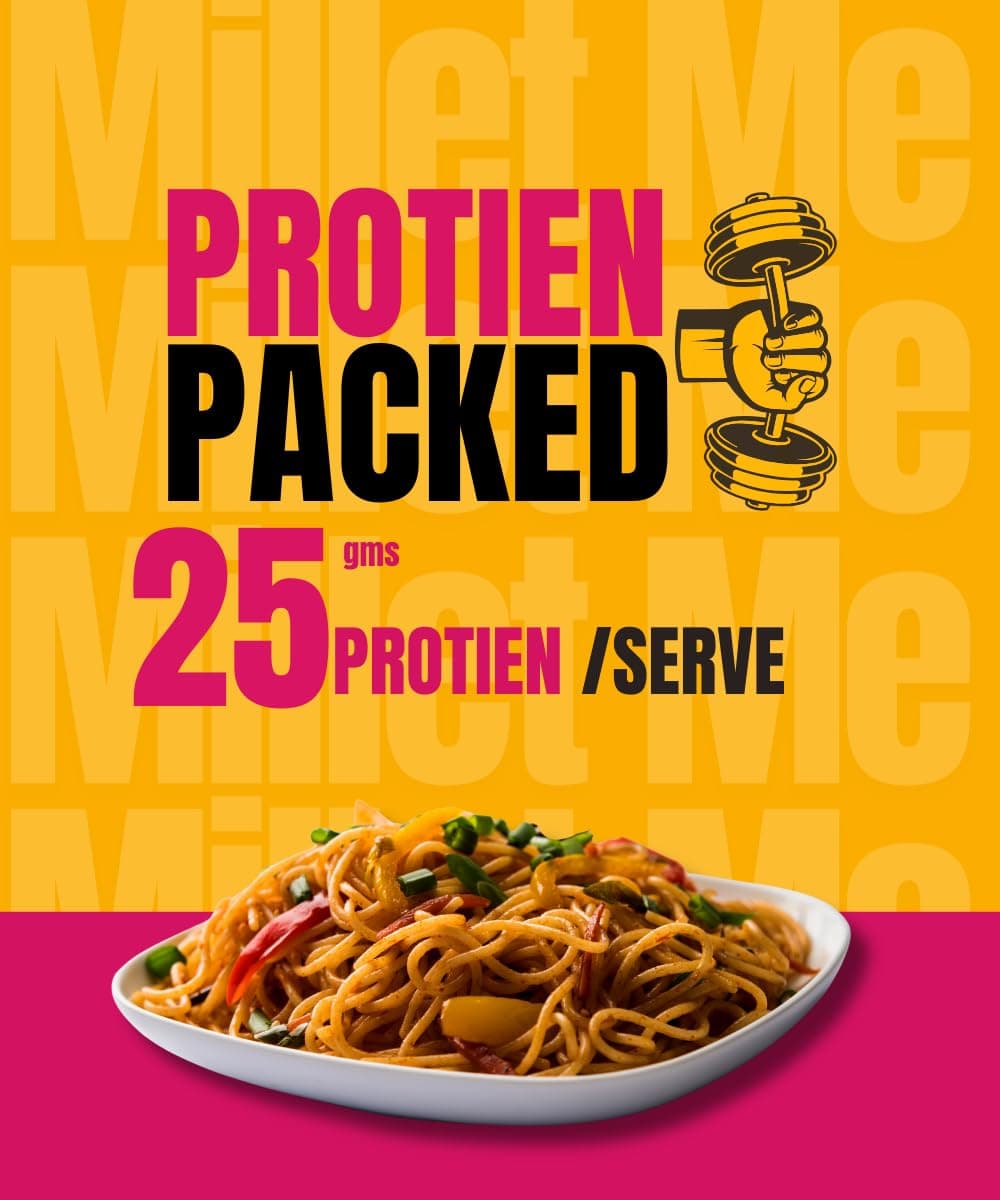 Millet Me by Kuizeens Gluten-Free Jowar Noodles - 220G (Pack of 2 ) | High-Protein SorghumNoodles | Gluten-Free Delight | Easy-to-Make | No MSG | No Preservatives | Low Glycemic |Jain | No Onion & Garlic — image 6