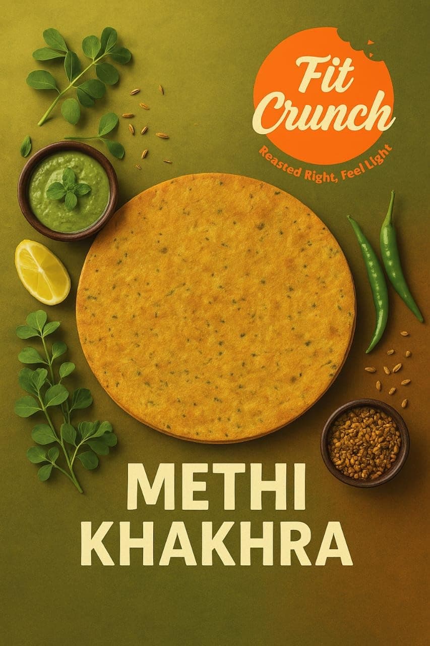 Methi Khakhra – Roasted Diet Snack – No Onion No Garlic – 200g