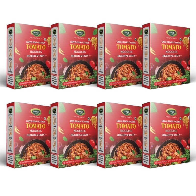 Thanjai Natural Tomato Noodles 180 Grams of Homemade Natural Noodles (No Maida Hakka Noodles, Not Fried, No MSG, Classic and Mild Millet Noodles No Maida Hakka Noodles, Not Fried, No MSG, Classic Millet and Mild Millet Noodles No Preservatives, No Chemicals, No Artificial Extract) — image 8