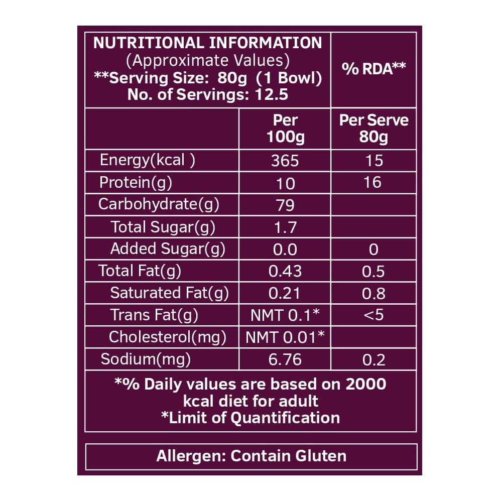 Keya Fusilli Pasta 1kg, 100% Durum Wheat Pasta | Vegetarian | No MSG | Low in Calories | No Trans Fats | Healthy | Cooked in 10 Minutes — image 2