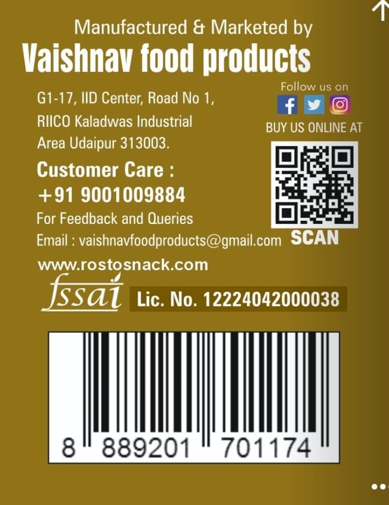 Rosto Just Jeera Mini Coin Khakhra, Roasted, No Palm Oil, No Artificial Colour, Premium Healthy Snack, Tea time snack 200 g (Pack of 2) total 400g — image 3