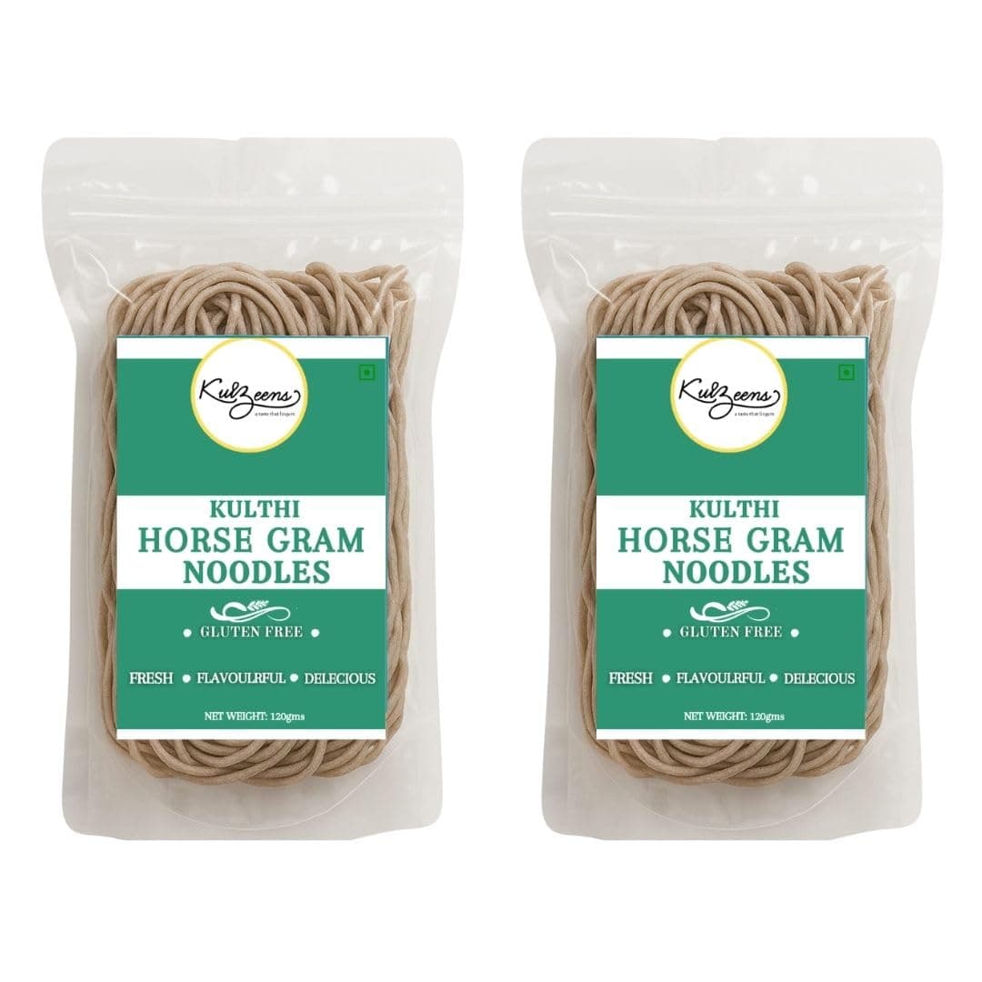 Millet Me by Kuizeens Gluten-Free Horse Gram Noodle - 220G (Pack of 2) | Protein & Fiber-Rich | Easy-to-Make | Rich in Nutrients | No MSG | No Preservatives | Low Glycemic | Vegan & Wholesome | Easy to Digest Healthy Noodles | Jain | No Onion & Garlic | Ready in Minutes