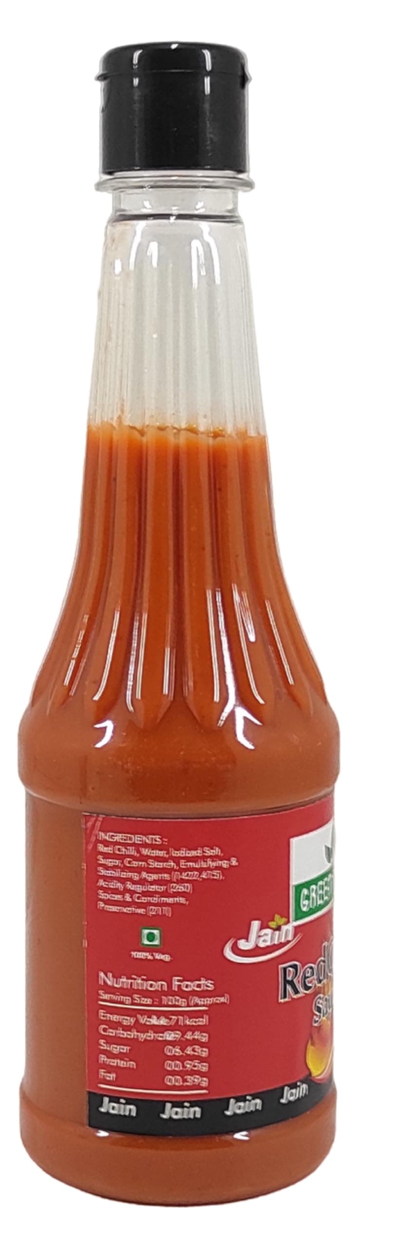 Green Piece Jain Sauce With No Onion/Garlic Red Chilli Sauce/Catchup .(Pack of 2) (1000 ml) — image 4