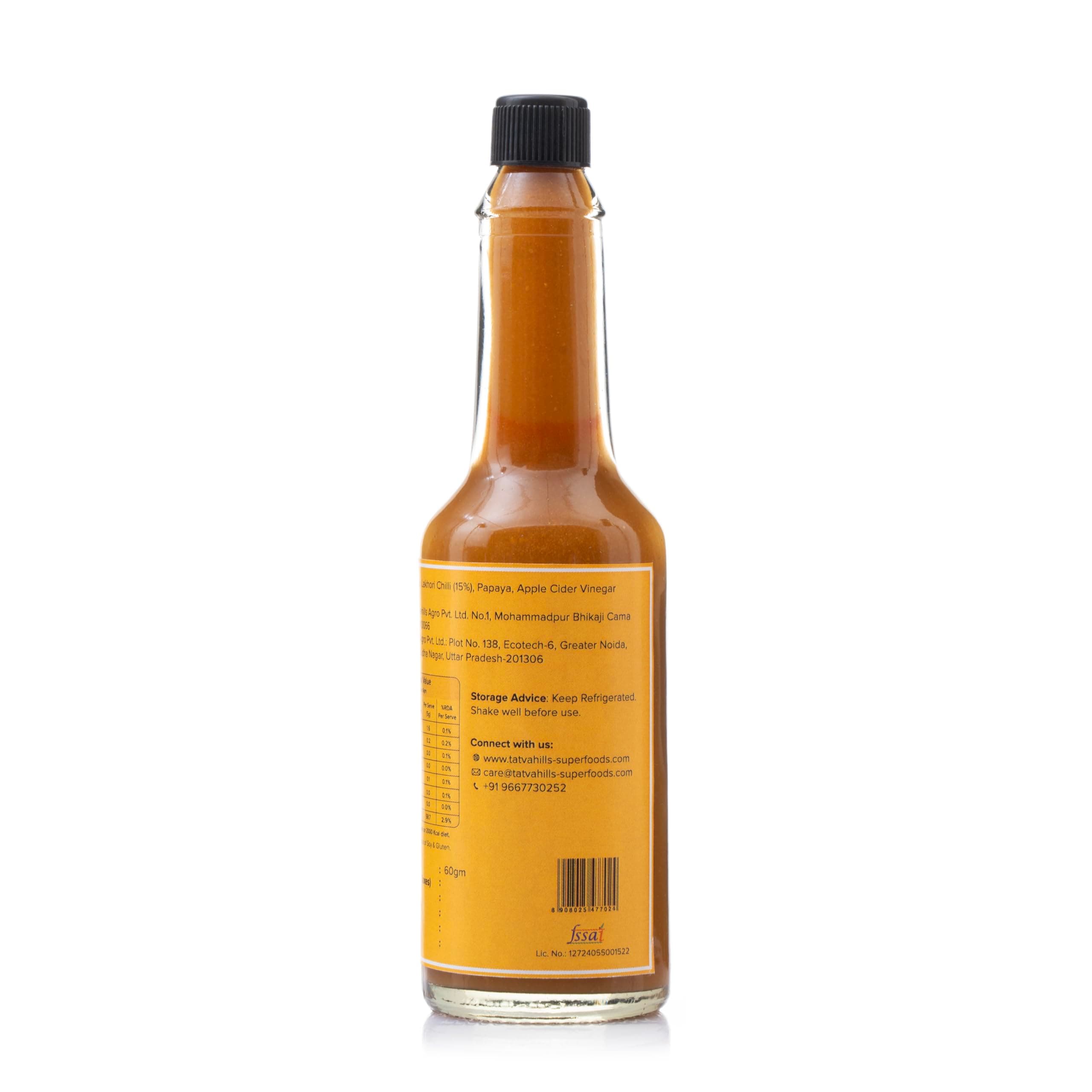 TatvaHills Superfoods Fermented Lakhori Chilli Sauce | Hot & Spicy | Himalayan Aged Chillies | No Preservatives | Perfect for Noodles, Momos, Pizza & Dips | 60g — image 7