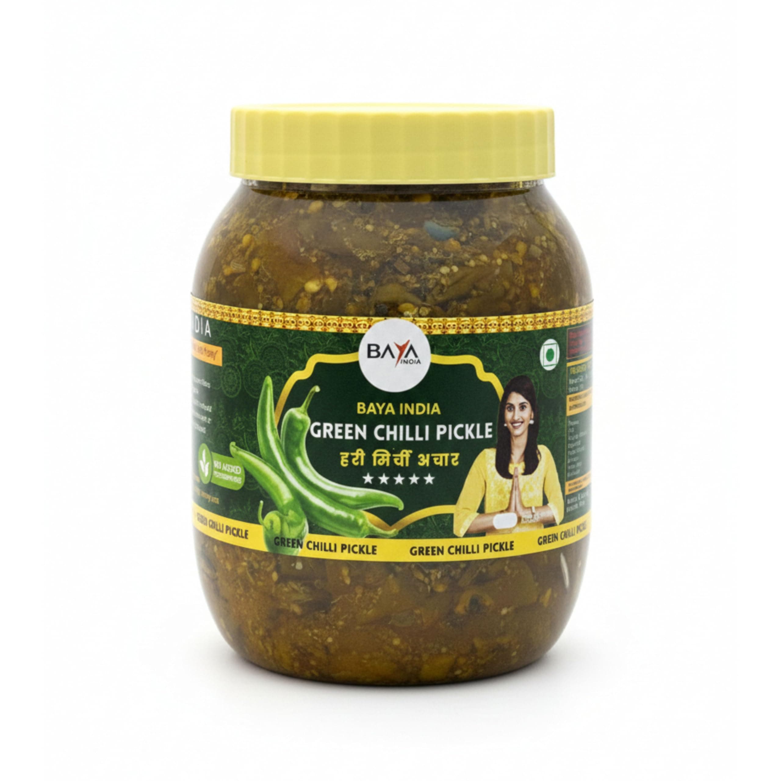 KisaanSay Indian Olive and Rai Pickle| Raai Lisoda ka achaar | Rai Lisoda achar | 400 GM | Traditional Spicy & Tangy | No Preservatives, No Vinegar | Made in Pure Mustard Oil | Sun-Dried | Homemade Taste | Plastic Jar | No Onion & No Garlic | jalpai | lasora | lasoda | Glue Berry and Mustard Pickle | — image 2