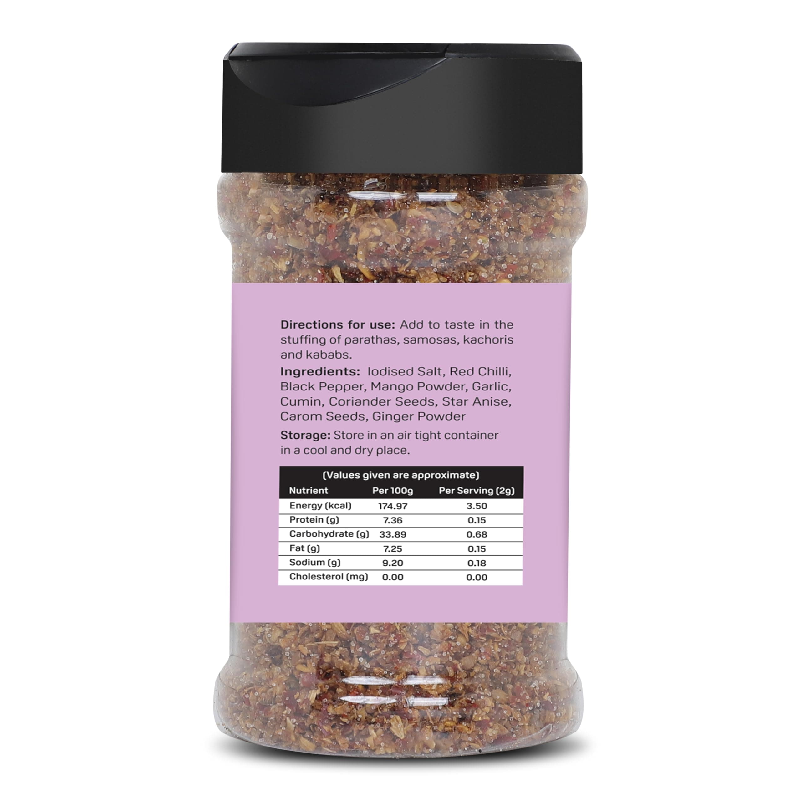 Paratha & Kachori Masala | Chatpata Masala Pack of 2 | 70gm | Use in stuffing of parathas, samosas, kachoris & kababs | Fresh Blend | 100% Organic No Chemicals — image 6