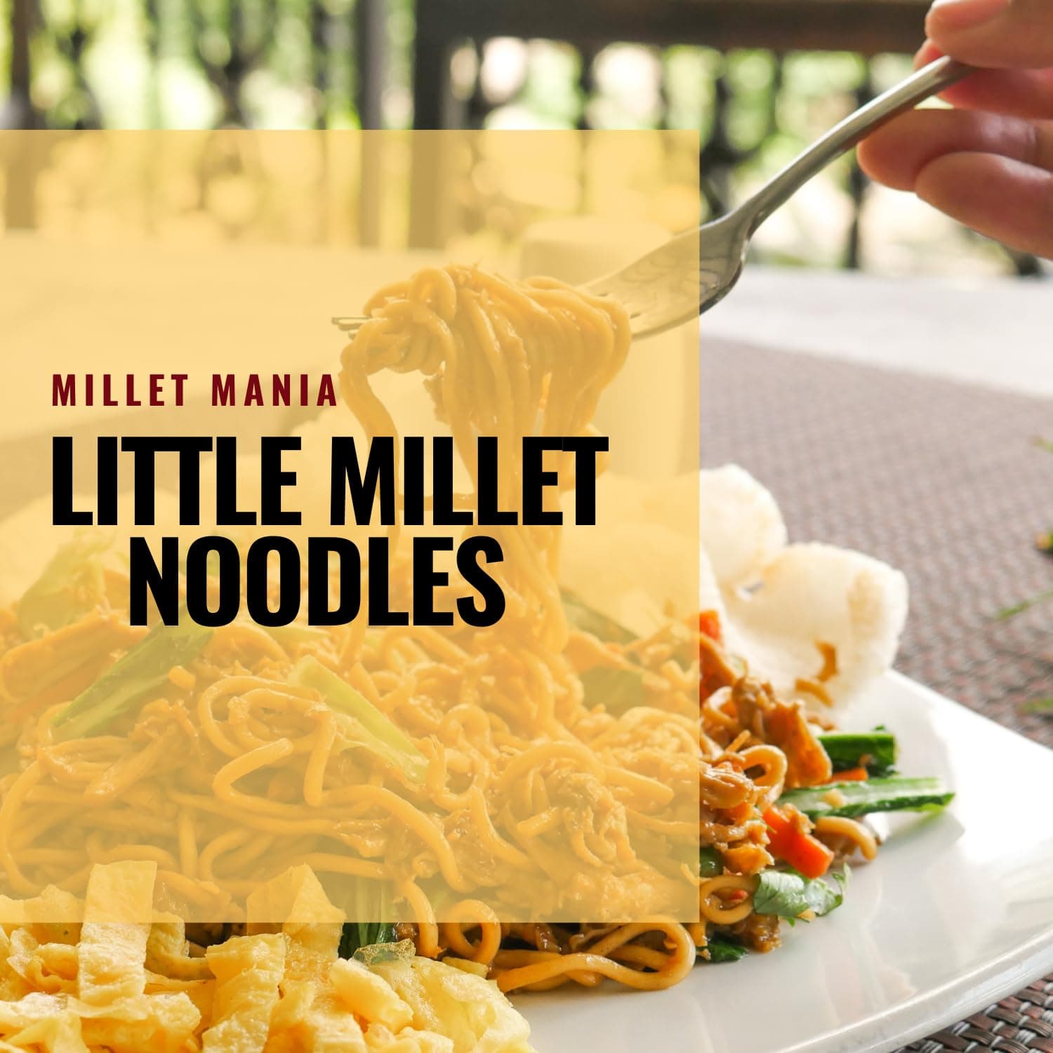 Millet Mania Little Millet Noodles | Healthy & Nutritious Noodles | No Maida, Non-Fried | 100% Vegan | Easy to Digest | Indian Origin (pack of 1) — image 5
