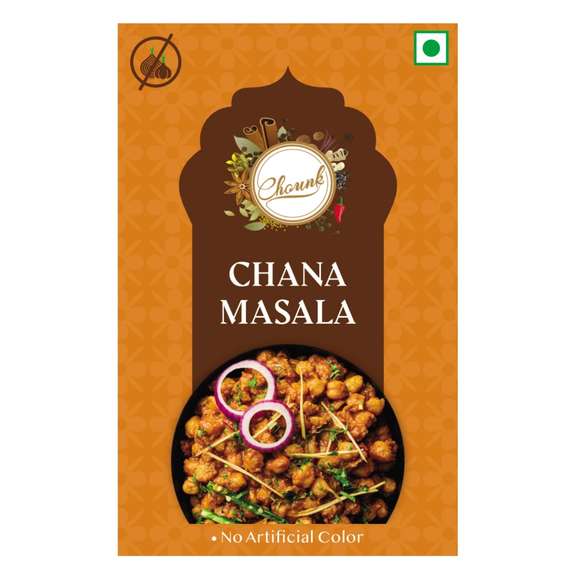 Chounk 100% Pure Punjabi Chana Masala 100g Powder No Onion No Garlic Ready To Cook Powder Masala
