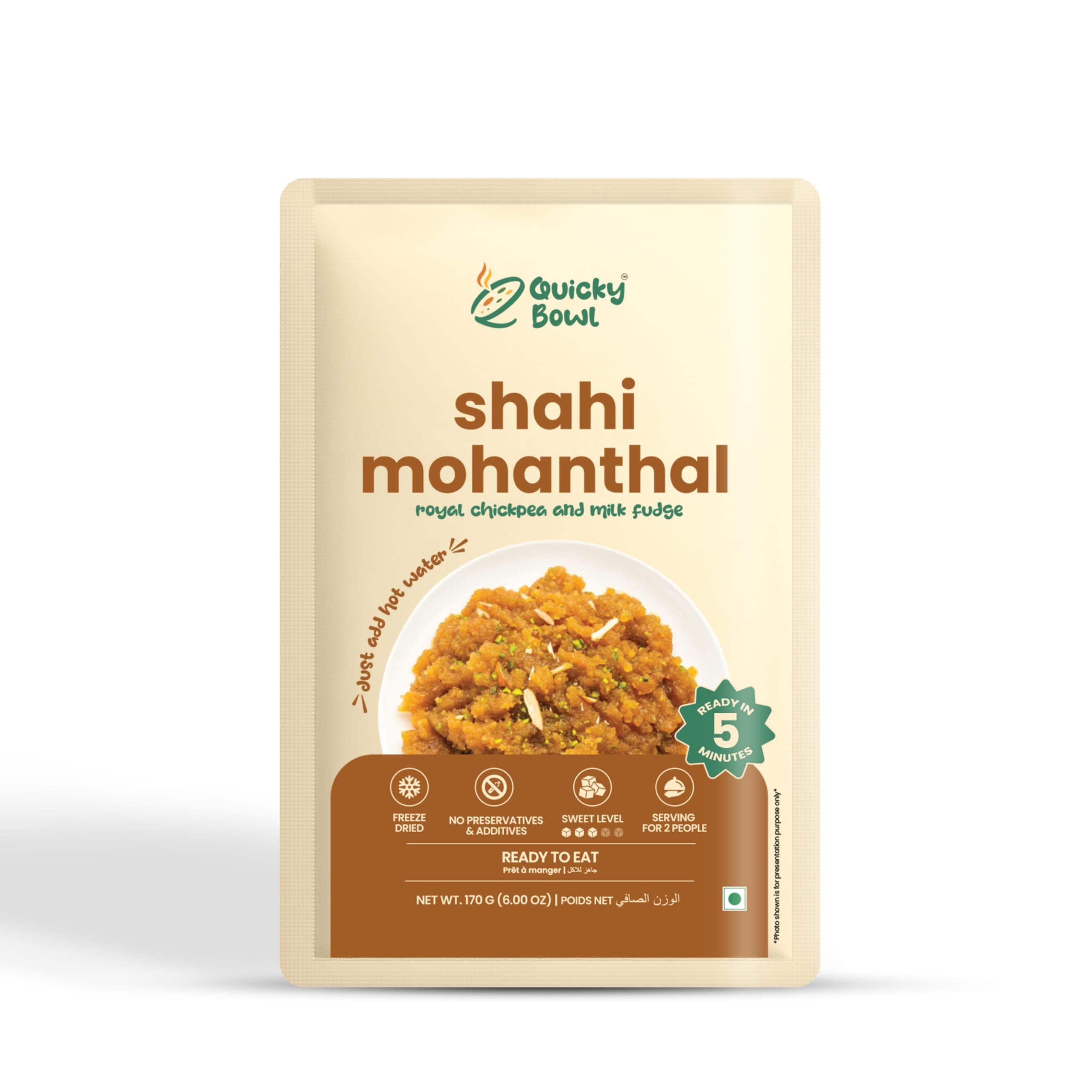 Quicky Bowl Ready to eat jain Meal Combo | Jain Meal | No Onion No Garlic | Instant meal | Freeze Dried | (Pack of 5) — image 7