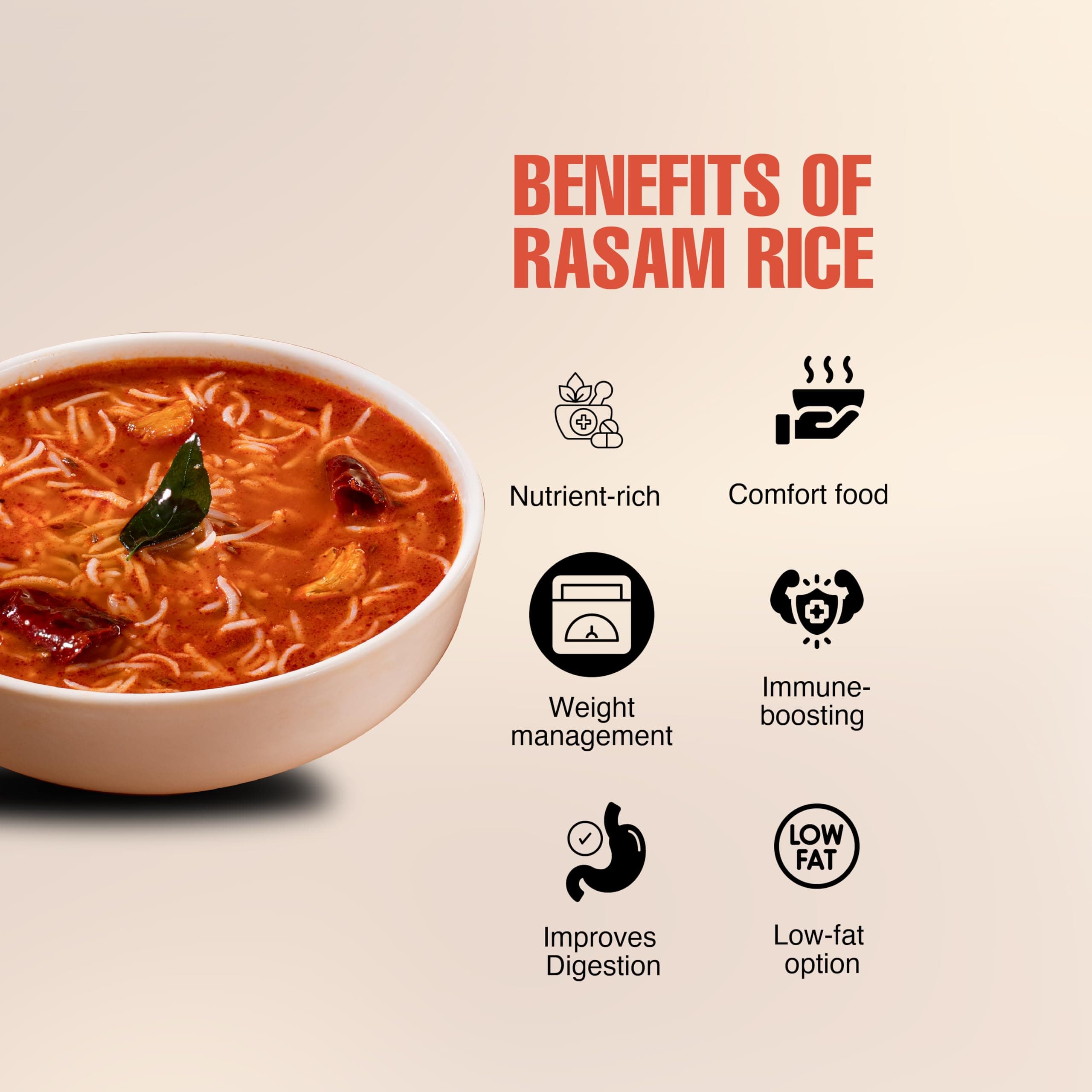 Instabites Ready to Eat Rasam Rice Cup 65g, No Added Preservatives and Ready to Eat in Minutes - Pack of 1 — image 6