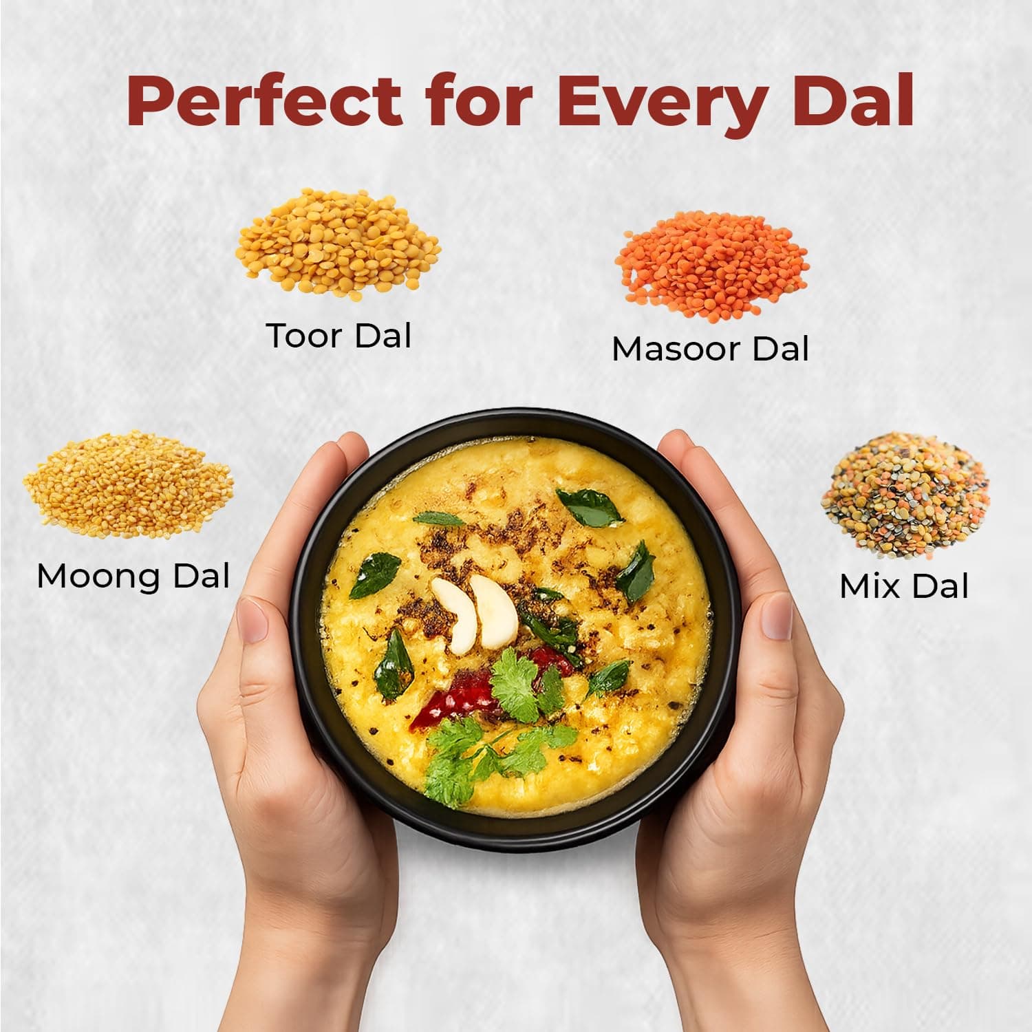 RJM GOLD Dal Fry Masala Powder | Tadka Masala for Toor, Moong, Masoor & Mixed Dal | Authentic Indian Spice Blend for Dal Tadka | No Preservatives | 100% Pure Veg - 500 gm — image 6