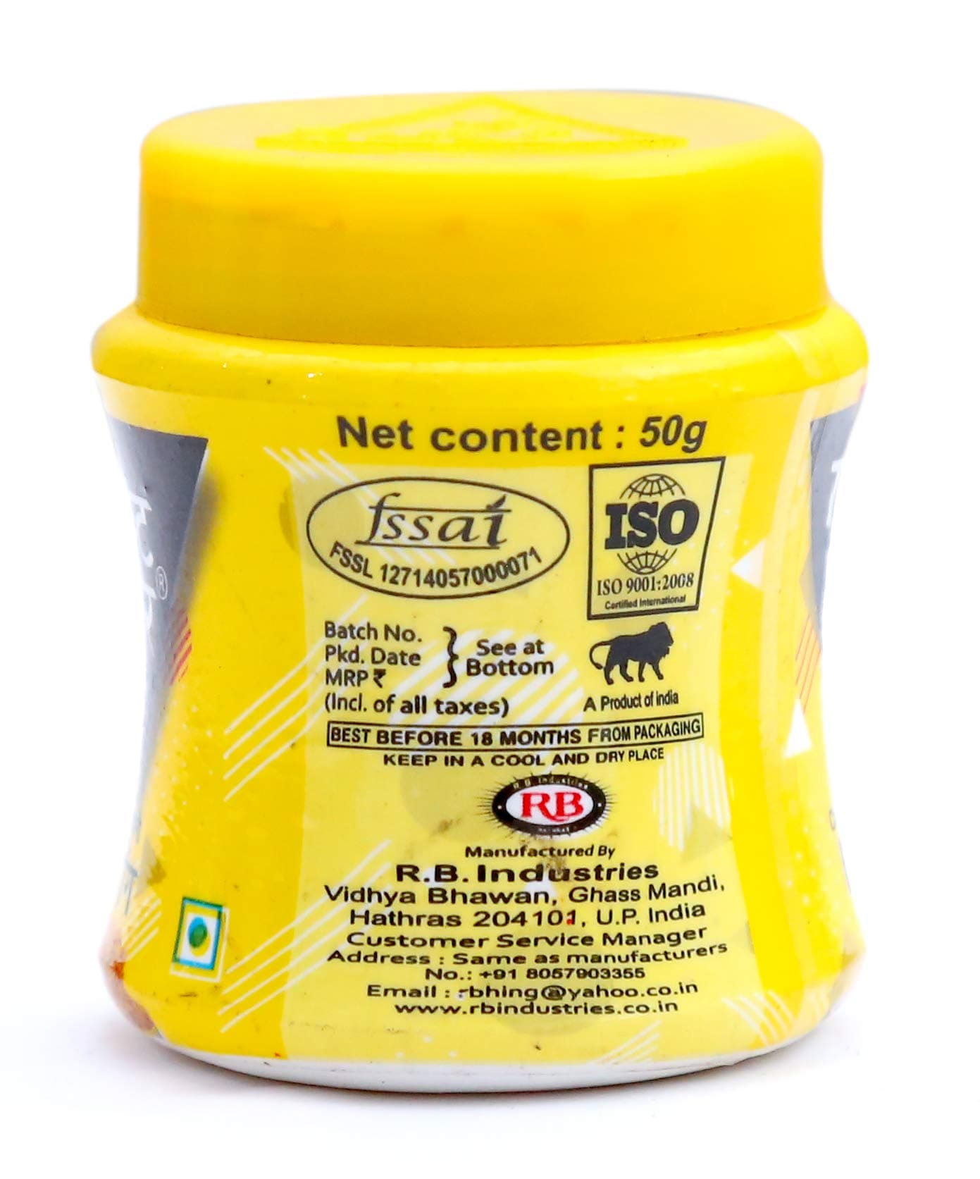 TasteKar Compounded Asafoetida Powder Jar - 50 Gm Natural Strong Hing — image 2