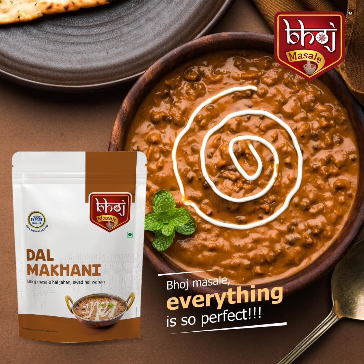 Bhoj Masale Dal Makhani Masala 200 GM | Dal Makhani Masala Natural And Fresh Authentic Spice Blend.No Colour, No Preservatives, No Onion & No Garlic (Jain Masala) — image 5