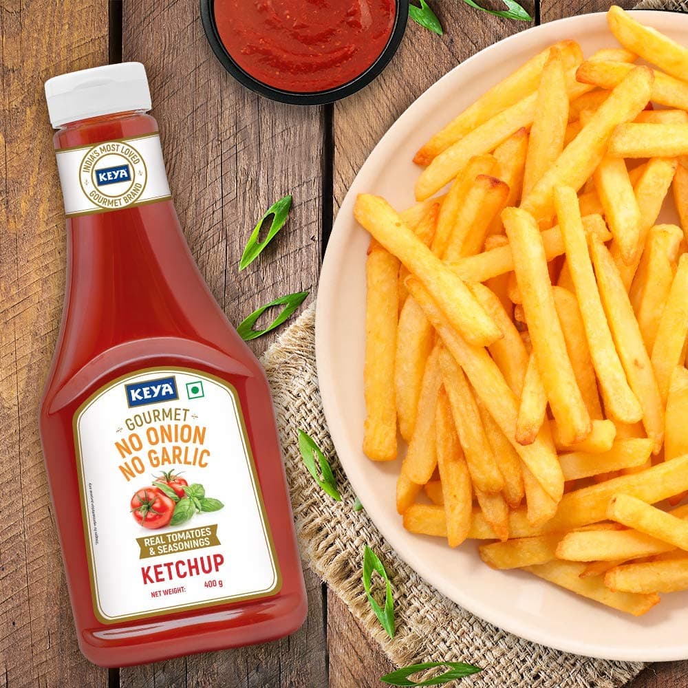 Keya Foods Gourmet No Onion No Garlic Ketchup 1.05 kg — image 3