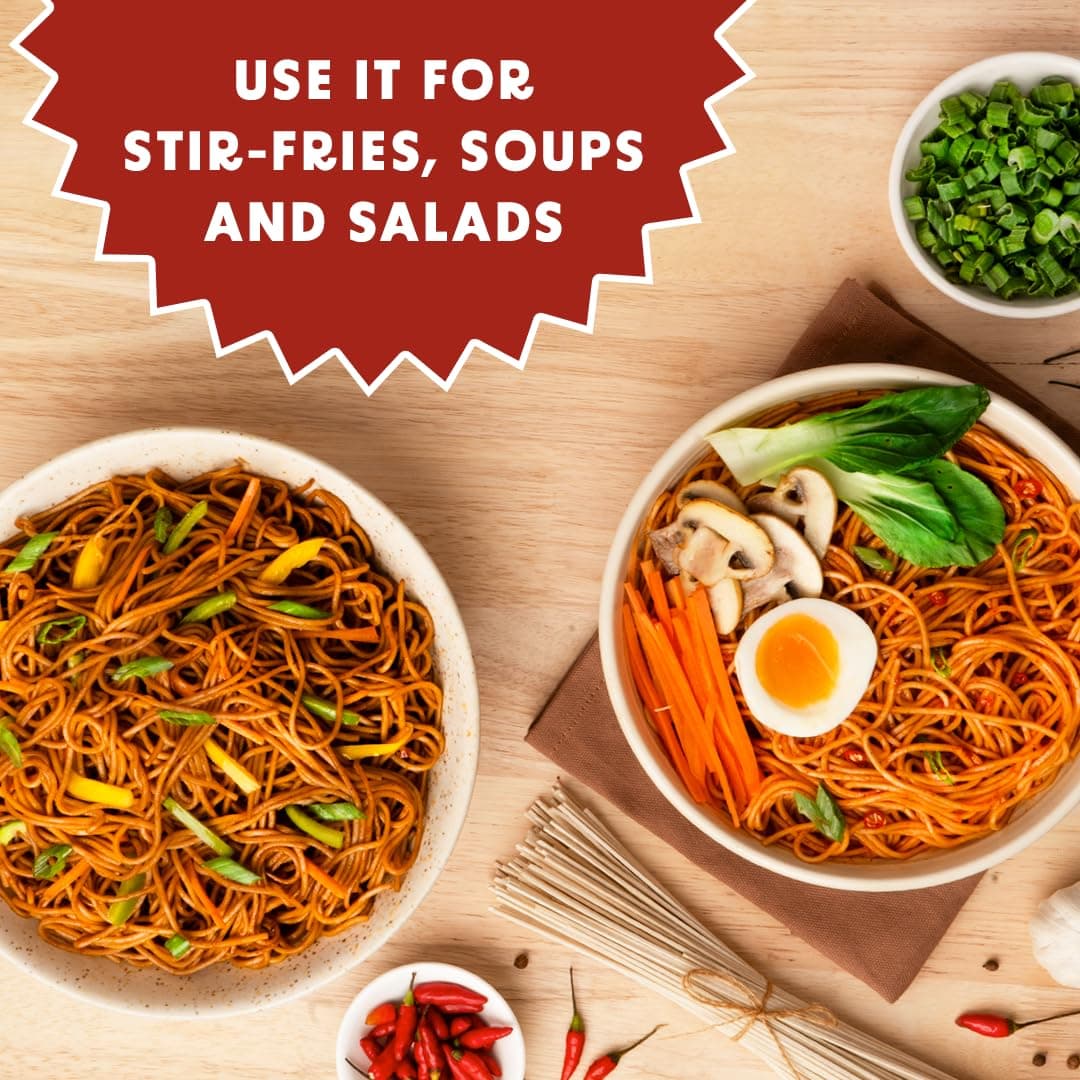 MasterChow Chinese Veg Hakka Noodles - Pack of 2 | No Preservatives | No Maida, Not Fried | Serves 10 Meals - 600gms — image 8