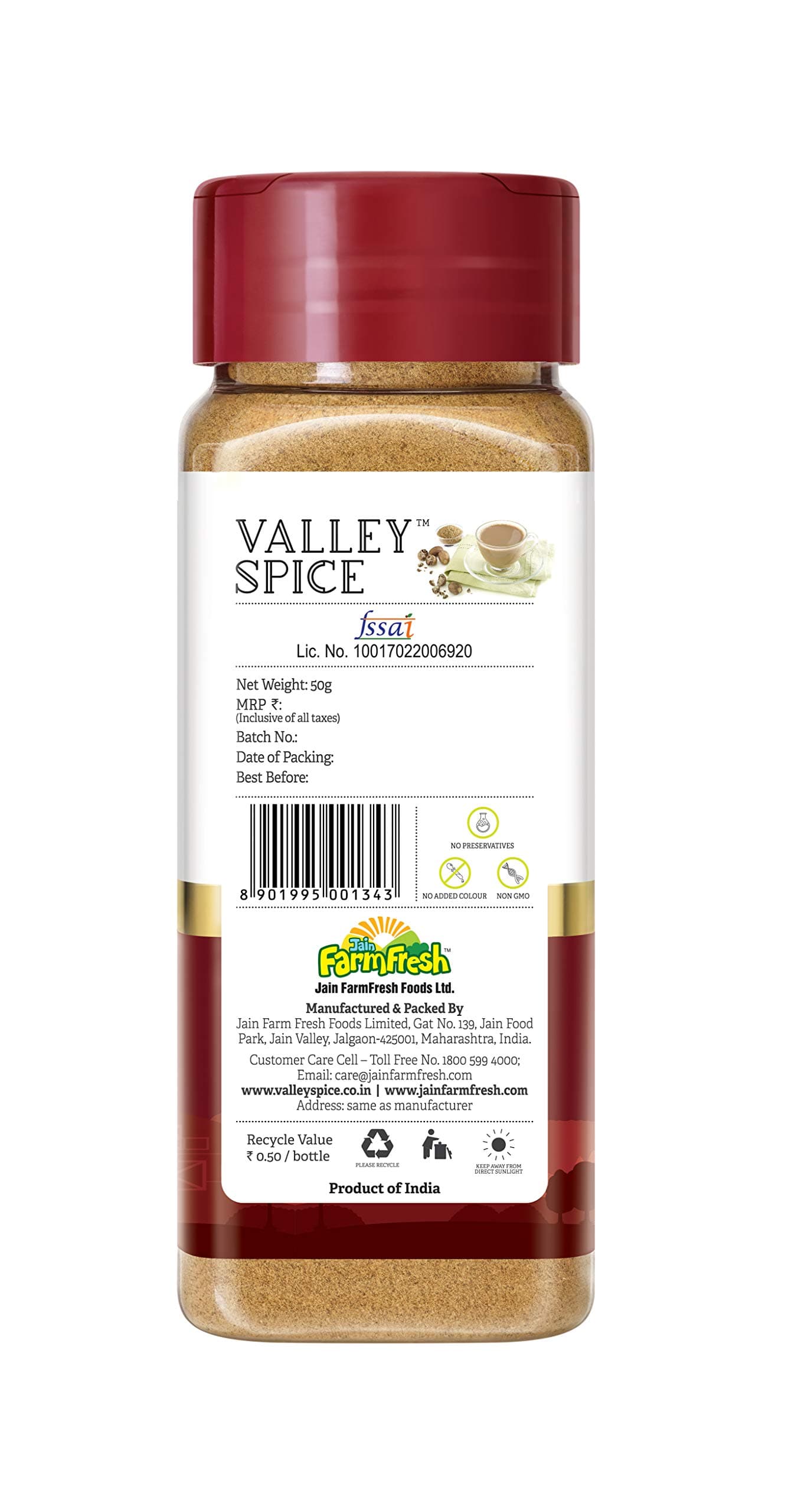 Valley Spice Select Chai Masala (Nutmeg 50g (Pack of 2)) — image 4