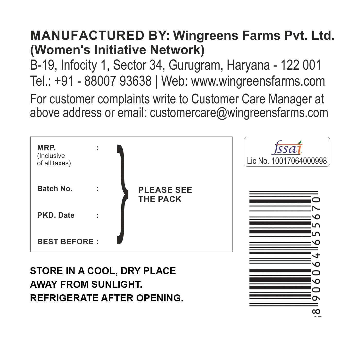 Wingreens Farms -Cheesy Sauce, 450g, Pack of 1 — image 4