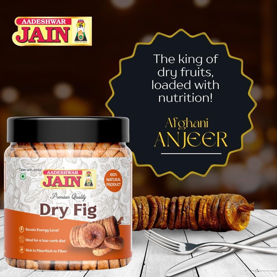 Aadeshwar Jain Cashews, Almonds, Pistachios & Anjeer Healthy Snacks | High Protein & Fiber | Fresh & Natural Combo Pack - 200Gm Each (Total 800gm) — image 6