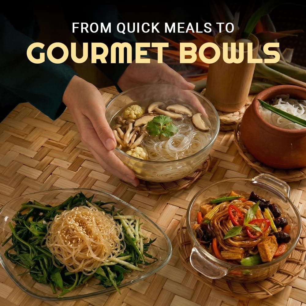 Moi Soi Thai Glass Noodles - Made with Mung Beans - 160gms — image 5