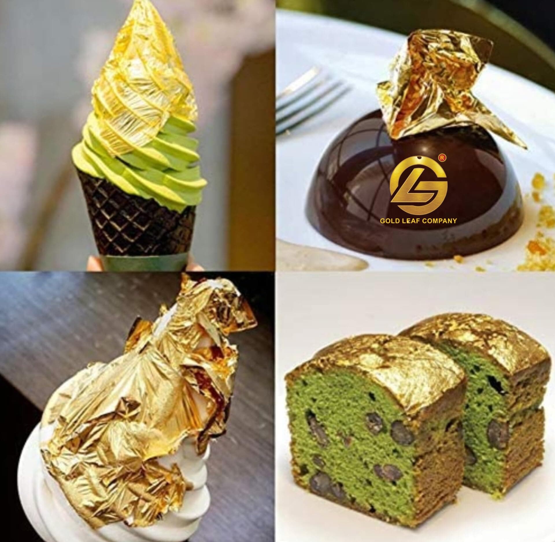 Sgls gold leaf 24k edible pure veg gold leaves 6�4 size king size 2pc gold vark,varakh for sweets,cake decoration,ice cream,serums,ayurvedic madicine,royals foods,Jain temple,face facial spa,nails,etc — image 2